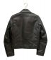 BOTTEGA VENETA (ボッテガベネタ) カーフレザーダブルライダースジャケット ブラック サイズ:44：198000円