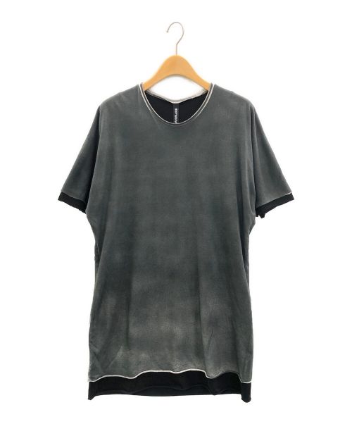 ripvanwinkle（リップヴァンウィンクル）ripvanwinkle (リップヴァンウィンクル) DOUBLE DOLMAN-T ダストブラック サイズ:Lの古着・服飾アイテム