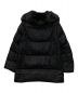 MONCLER (モンクレール) ダウンコート ブラック サイズ:1：178000円