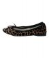 repetto (レペット) Leopard Cendrillon Ballerinas ベージュ×ブラック サイズ:SIZE 36：7800円