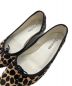 中古・古着 repetto (レペット) Leopard Cendrillon Ballerinas ベージュ×ブラック サイズ:SIZE 36：7800円