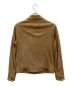 EMMETI (エンメティ) GOATSKIN SUEDE JACKET キャメル サイズ:SIZE 42：29800円