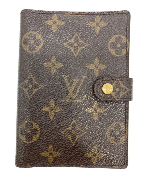 LOUIS VUITTON（ルイ ヴィトン）LOUIS VUITTON (ルイ ヴィトン) 手帳カバー／モノグラム／アジェンダPM ブラウンの古着・服飾アイテム