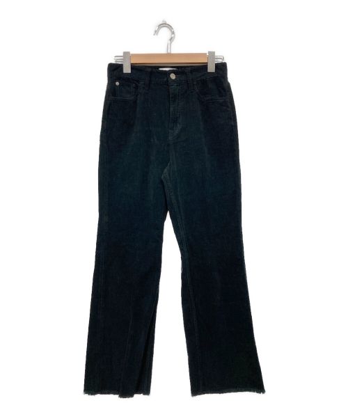 Healthy DENIM（ヘルシーデニム）Healthy DENIM (ヘルシーデニム) UNTITLED (アンタイトル) Louts ハイライズフレアパンツ ブラック サイズ:25の古着・服飾アイテム