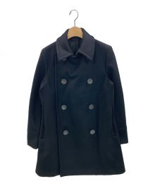 THE RERACS（ザ リラクス）の古着「MELTON P COAT」｜ブラック