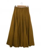 Maison de Vacancesメゾンドバカンス）の古着「Flare Skirt」｜カーキ
