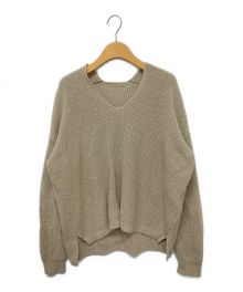 L'appartement（アパルトモン）の古着「アゼVネック Knit」｜ベージュ