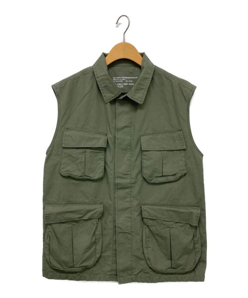 Spick and Span（スピックアンドスパン）Spick and Span (スピックアンドスパン) リップストップファティーグベスト オリーブ サイズ:Fの古着・服飾アイテム