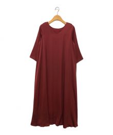 Ameri（アメリ）の古着「2WAY CURTAIN VOLUME DRESS」｜レッド