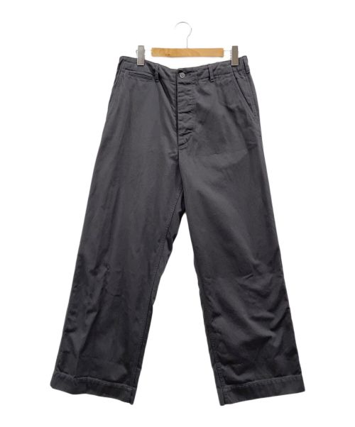 Graphpaper（グラフペーパー）Graphpaper (グラフペーパー) Westpoint Chino Wide Straight Pants（チノワイドストレートトラウザーパンツ） グレー サイズ:1の古着・服飾アイテム