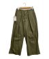 MARKAWARE（マーカウェア）の古着「41 KHAKI WIDE ORAGANIC COTTON DRY TWILL（41カーキワイドオーガニックコットンドライツイル）」｜カーキ