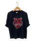 KENZO（ケンゾー）の古着「タイガープリントTシャツ」｜ブラック