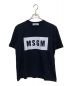 MSGM（エムエスジーエム）の古着「ロゴTシャツ」｜ブラック