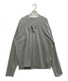 SEA（シー）の古着「90'S "SV" GRAPHIC L/S TEE」｜グレー