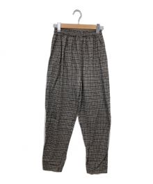 SEA（シー）の古着「CHECK 90'S FLANNEL EASY PANTS」｜グレー