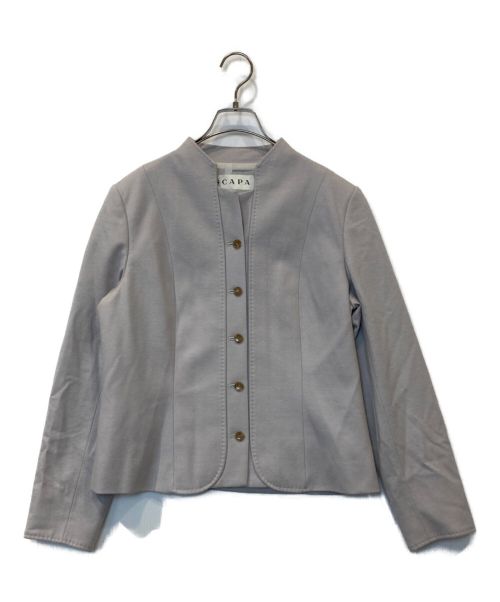 SCAPA（スキャパ）SCAPA (スキャパ) ウールジャケット グレー サイズ:40の古着・服飾アイテム