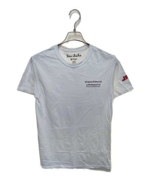 Tom Sachs（トムサックス）Tom Sachs (トムサックス) プリントTシャツ ホワイト サイズ:Sの古着・服飾アイテム