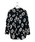 SASQUATCHfabrix.サスクワッチファブリックス）の古着「WA-NECK BIG L/S SHIRT(DONGURI)」｜ブラック