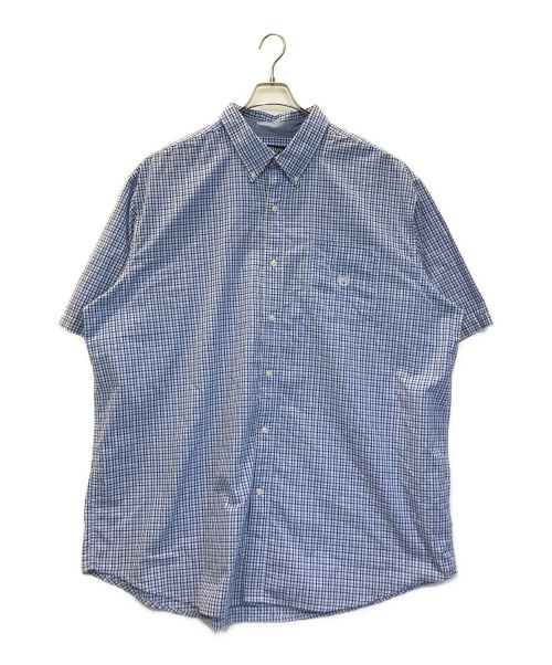 CHAPS（チャップス）CHAPS (チャップス) チェックシャツ ブルー サイズ:3XLの古着・服飾アイテム