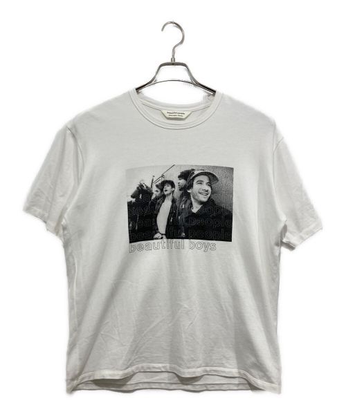 beautiful people（ビューティフルピープル）beautiful people (ビューティフルピープル) suvin pima jersey Beastie Boys T-shirt ホワイト サイズ:190の古着・服飾アイテム