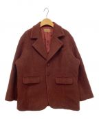 Ameriアメリ）の古着「2WAY MOHAIR SHAGGY BIG JACKET」｜ブラウン