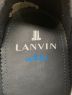 中古・古着 LANVIN (ライバン) ブロックチェック エンボスレザー ストレートチップシューズ ベージュ サイズ:SIZE 25cm：6000円