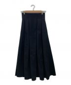 CLANEクラネ）の古着「HIGH WAIST VOLUME MAXI SKIRT」｜ブラック