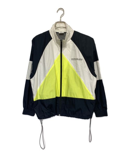 VETEMENTS（ヴェトモン）VETEMENTS (ヴェトモン) MULTICOLOR TRACK JACKET ホワイト×ブラック サイズ:SIZE XSの古着・服飾アイテム