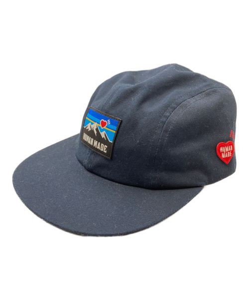 HUMAN MADE（ヒューマンメイド）HUMAN MADE (ヒューマンメイド) 4PANEL TWILL CAP ネイビー サイズ:-の古着・服飾アイテム