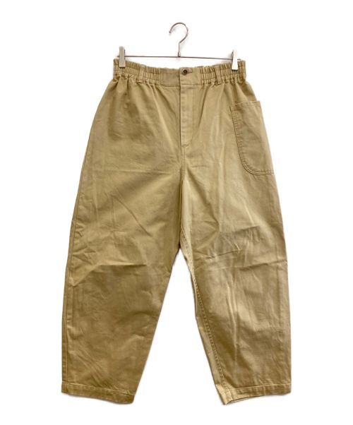 atelier naruse（アトリエナルセ）atelier naruse (アトリエナルセ) cotton chino balloon pants ベージュ サイズ:42の古着・服飾アイテム