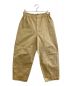 atelier naruse（アトリエナルセ）の古着「cotton chino balloon pants」｜ベージュ