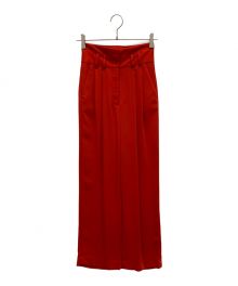 Ameri（アメリ）の古着「2WAY BASIC STRAIGHT PANTS」｜レッド