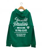 UNCLE PAULIE’Sアンクルポーリーズ）の古着「HOODED SWATSHIRT」｜グリーン