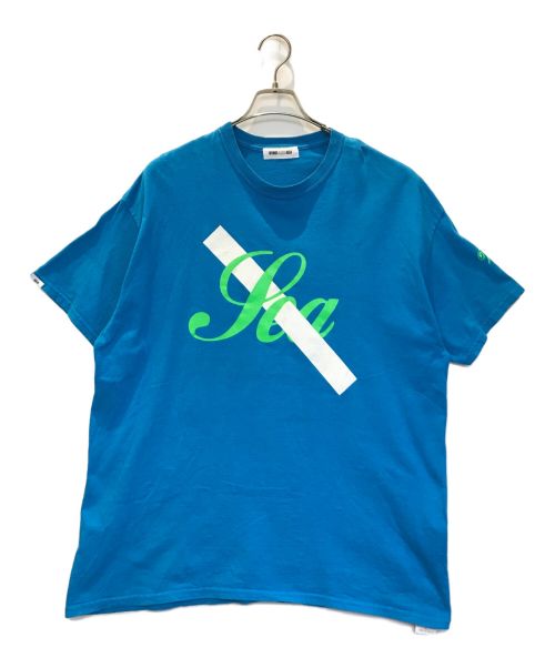 WIND AND SEA（ウィンド アンド シー）WIND AND SEA (ウィンダンシー) プリントTシャツ ブルー サイズ:XLの古着・服飾アイテム