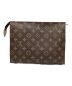 LOUIS VUITTON (ルイ ヴィトン) クラッチバッグ ブラウン：37000円