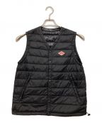 DANTONダントン）の古着「INNER DOWN VEST」｜ブラック