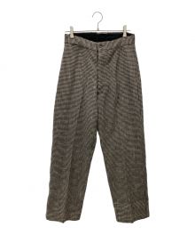 KAPTAIN SUNSHINE（キャプテンサンシャイン）の古着「Work Trousers」｜ベージュ×ブラック