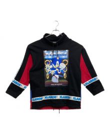 X-LARGE×SONIC THE HEDGEHOG（エクストララージ×ソニックザヘッジホッグ）の古着「ハイネックスウェット」｜ブラック