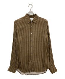 Bagutta（バグッタ）の古着「総柄シャツ」｜ブラウン