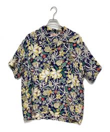 Sun Surf（サンサーフ）の古着「RAYON HAWAIIAN SHIRT “LEILANI”」｜ネイビー