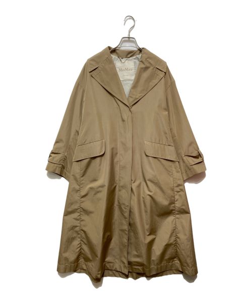 MaxMara（マックスマーラ）MaxMara (マックスマーラ) テクニカルコットンタフタトレンチコート キャメル サイズ:36の古着・服飾アイテム