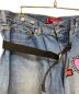 中古・古着 JUNYA WATANABE MAN (ジュンヤワタナベマン) LEVI'S (リーバイス) 23ss アジャスタープリントデニムパンツ インディゴ サイズ:XS 未使用品：49800円