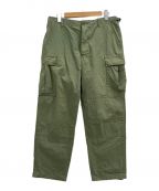 WTAPSダブルタップス）の古着「WMILL-65 TROUSER（バックサテンカーゴトラウザーズパンツ）」｜オリーブ