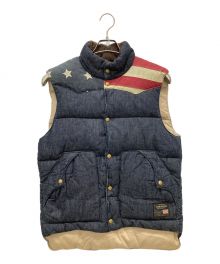 Denim & Supply Ralph Lauren（デニム＆サプライ ラルフローレン）の古着「ダウンベスト」｜インディゴ