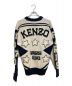 KENZO (ケンゾー) アップリケプルオーバー ベージュ×ネイビー サイズ:M：49800円