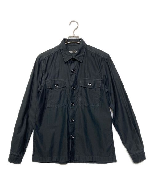 TOM FORD（トムフォード）TOM FORD (トムフォード) シャツJK ブラック サイズ:40の古着・服飾アイテム