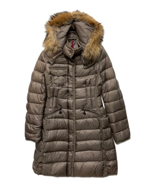 MONCLER（モンクレール）MONCLER (モンクレール) ダウンコート モカ サイズ:00の古着・服飾アイテム