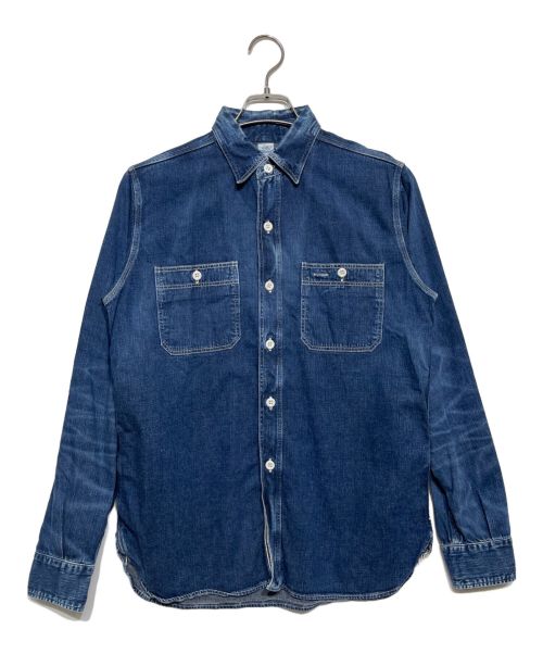 WAREHOUSE（ウエアハウス）WAREHOUSE (ウエアハウス) 2ND HAND DENIM WORK SHIRTS インディゴ サイズ:Sの古着・服飾アイテム