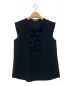 BOTTEGA VENETA（ボッテガベネタ）の古着「Tie Front Sleeveless blouse」｜ブラック