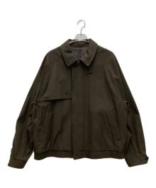 stein（シュタイン）の古着「OVERSIZED HARRINGTON ZIP JACKET」｜カーキ